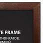 Рамка 21х30 см, дерево, багет 14 мм, BRAUBERG "Elegant", венге, акриловый экран, 391295 (арт. 391295)