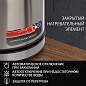 Чайник SONNEN KT-1740, 1,7 л, 2200 Вт, закрытый нагревательный элемент, терморегулятор, нержавеющая сталь, 453421 (арт. 453421)