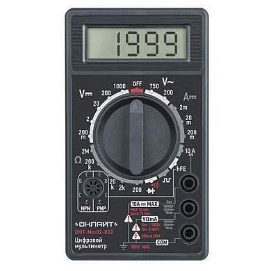 ОНЛАЙТ мультиметр цифров. OMT-Mm02-832 М832 82972 (арт. 795809)
