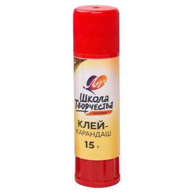 Клей-карандаш ЛУЧ "Школа творчества", 15 г, PVP основа, 29С 1736-08 (арт. 274838)
