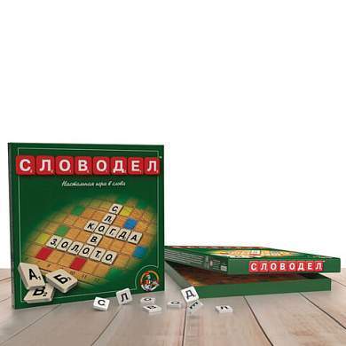 Игра настольная "Словодел" (зеленый), 0309 (арт. 665009)