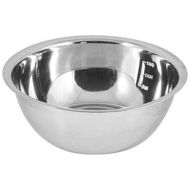 Миска из нерж стали, BOWL-ROLL-24, 24*8,8 см, 2,5 л, 3278 Mallony (арт. 692159)