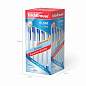 Ручка шариковая ERICH KRAUSE "R-301 Classic", СИНЯЯ, корпус прозрачный, узел 1 мм, линия письма 0,5 мм, 43184 (арт. 141243)
