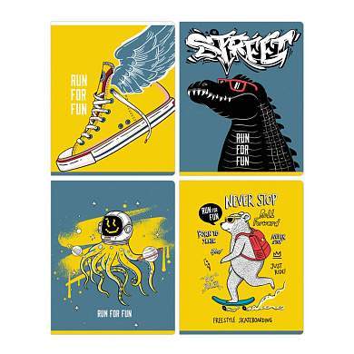 Тетрадь 60л., А5, линия BG "Never stop" (арт. 346536)