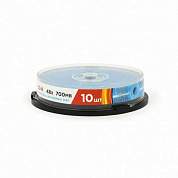Диски CD-R MIREX, 700 Мб, 48x, Cake Box (упаковка на шпиле), КОМПЛЕКТ 10 шт., UL120051A8L (арт. 514022)
