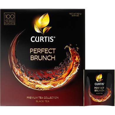 Чай CURTIS "Perfect Brunch" черный, 100 пакетиков в конвертах по 1,7 г, 102119 (арт. 622789)