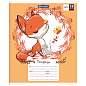 Тетрадь 18 л. BRAUBERG, клетка, обложка картон, CUTE FOX, 402992 (арт. 402992)
