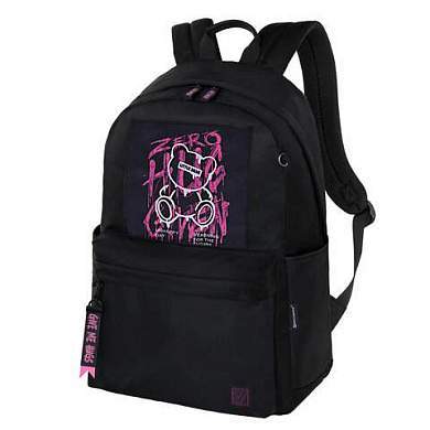 Рюкзак BRAUBERG FASHION CITY универсальный, карман-антивор, Hug me, черный, 44х31х16 см, 272570 (арт. 272570)