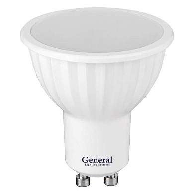 General MR16 GU10 7W 6500K 6K 50x56 пластик/алюм 660315 (арт. 713209)