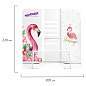 Подставка для книг и учебников ЮНЛАНДИЯ "Flamingo", регулируемый наклон, металлическая, 237573 (арт. 237573)