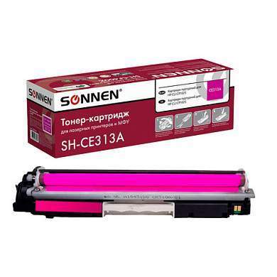 Картридж лазерный SONNEN (SH-CE313A) для HP CLJ CP1025 ВЫСШЕЕ КАЧЕСТВО, пурпурный, 1000 страниц, 363965 (арт. 363965)