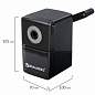 Точилка механическая BRAUBERG "BLACK JACK", крепление к столу, металлический механизм, цвет чёрный, 222516 (арт. 222516)