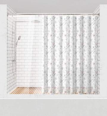 Штора для ванной Ботаника 200 (В)*180 (Ш)см, 12 колец, люверсы, PEVA, 75275 Master House (арт. 800237)