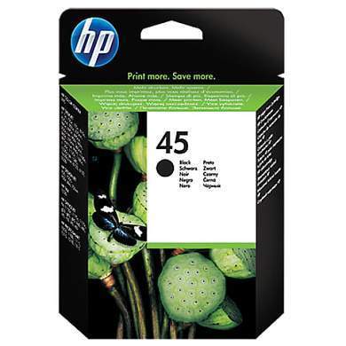 Картридж струйный HP (51645AE) Deskjet 850C/950C/1600C/6122, №45, черный, оригинальный (арт. 360571)