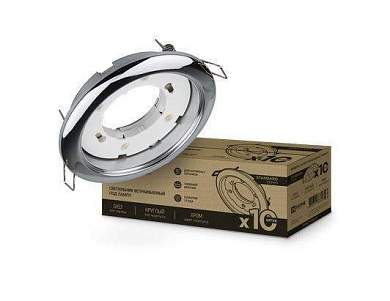 ASD/inHome GX53R-standard RC-10PACK светильник встр. 106(90)x38 металл/хром (цена за шт, 10 шт/уп.) 6304 (арт. 826147)