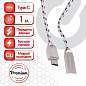 Кабель USB 2.0-Type-C, 1 м, SONNEN Premium, медь, передача данных и быстрая зарядка, 513127 (арт. 513127)