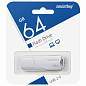 Флеш-диск 64 GB SMARTBUY Clue, USB 2.0, белый, SB64GBCLU-W (арт. 513789)
