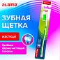 Зубная щетка жесткая WHITENING (ассорти 4 цвета), LAIMA DENT, 609688 (арт. 609688)