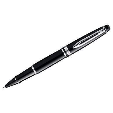 Ручка-роллер Waterman "Expert Black Lacquer СT", черная, 0,8мм, подарочная упаковка (арт. 351130)