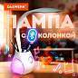 Настольная лампа светильник с органайзером и Bluetooth колонкой, LED, 6 Вт, белый, DASWERK, 238328 (арт. 238328)