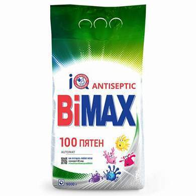 Стиральный порошок-автомат 9 кг, BIMAX "100 пятен" (арт. 608515)