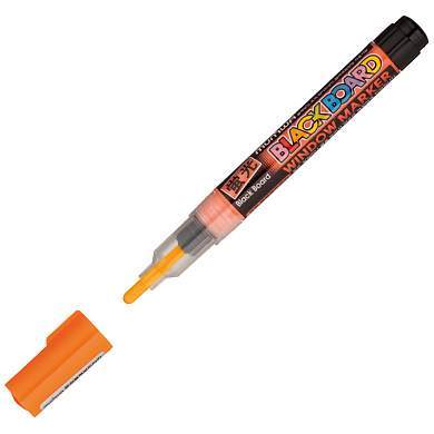 Маркер меловой MunHwa "Black Board Marker" оранжевый, 3мм, водная основа (арт. 260041)