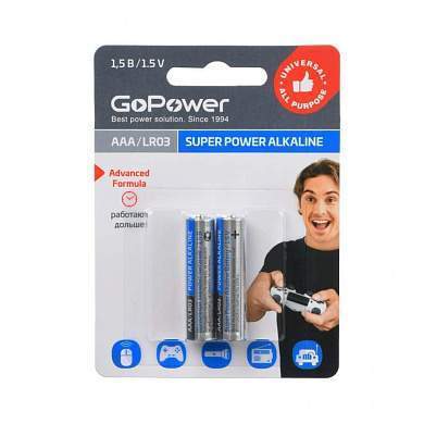 Элемент питания GoPower LR03/286 BL2 (арт. 837720)