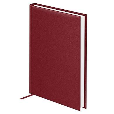 Ежедневник недатированный, А5, 160л., твердый переплет, балакрон, BG "Ariane. Dark red", красный (арт. 369620)