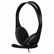 Наушники с микрофоном (гарнитура) A4TECH HU-9, проводные, 1.8 м, USB, черные, 1530266 (арт. 513932)
