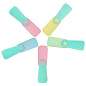 Ластик BRAUBERG "ULTRA PASTEL", 57х24х15 мм, пастельные цвета ассорти, бирюзовый пластиковый держатель, 272688 (арт. 272688)