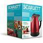 Чайник SCARLETT SC-EK21S76, 2 л, 1800 Вт, закрытый нагревательный элемент, сталь, красный (арт. 455448)