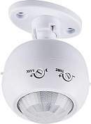 Feron ИК-датчик движения+фотореле 1200W 8м 120°(гориз) 360°(верт) IP20  45x45x53 SEN16/ES-P27A 22074 (арт. 694704)