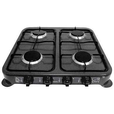 Плита газовая HomeStar HS-1204, 4-х конфорочная 3701 (арт. 692967)