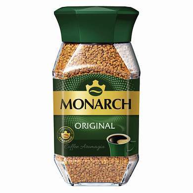 Кофе растворимый MONARCH "Original" 190 г, стеклянная банка, сублимированный, 8050934 (арт. 620104)