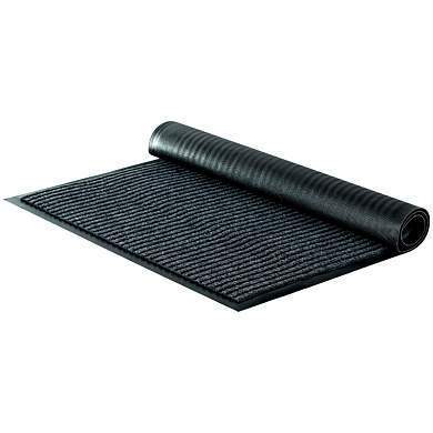 Коврик влаговпитывающий, ворсовый, ребристый OfficeClean, 60*90см, серый (арт. 285745)