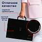 Папка-портфель пластиковая BRAUBERG А4 (332х245х35 мм), 13 отделений, фактура диагональ, черная, 221375 (арт. 221375)