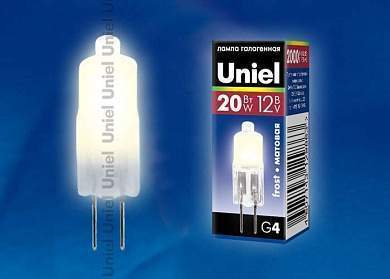 Uniel JC G4 12V 20W матовая JC-12/20/G4 FR (арт. 475731)