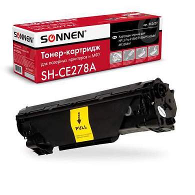 Картридж лазерный SONNEN (SH-CE278A) для HP LaserJet P1566/P1606DN, ВЫСШЕЕ КАЧЕСТВО, ресурс 2100 стр., 362427 (арт. 362427)