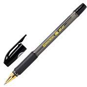 Ручка шариковая BRAUBERG BP-GT GLD BLACK, ЧЕРНАЯ, корпус тонированный, пишущий узел 0,7 мм, линия письма 0,35 мм, 144507 (арт. 144507)