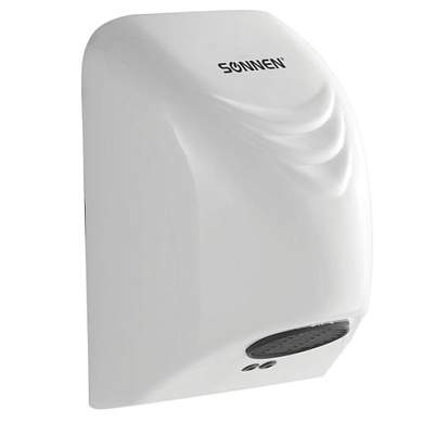 Сушилка для рук SONNEN HD-988, 850 Вт, пластиковый корпус, белая, 604189 (арт. 604189)