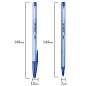Ручка шариковая масляная BIC "Cristal Soft", СИНЯЯ, корпус тонированный, узел 1,2 мм, линия 0,35 мм, 951434 (арт. 143078)