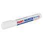 Маркер-краска лаковый (paint marker) 6 мм, БЕЛЫЙ, НИТРО-ОСНОВА, BRAUBERG PROFESSIONAL PLUS EXTRA, 151450 (арт. 151450)