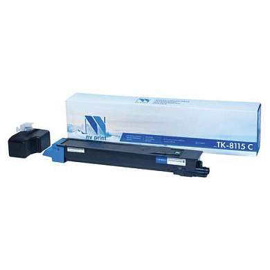 Тонер-картридж NV PRINT (NV-TK8115C) для Kyocera M8124cidn/M8130cidn, голубой, ресурс 6000 страниц, NV-TK8115С (арт. 363898)