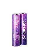 Ак-р Космос 18650 Li-ion 2200mAh 3.7V 2 шт шринк высокотоковый без защиты KOC18650Li22UL20CS2 (арт. 837769)