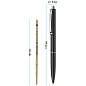 Ручка шариковая автоматическая Schneider "K15" черная, 1,0мм, корпус черный, ш/к (арт. 293770)