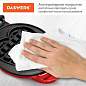 Электровафельница антипригарная для венских и бельгийских вафель-сердечек, 350 Вт, DASWERK, WM-11, 455657 (арт. 455657)