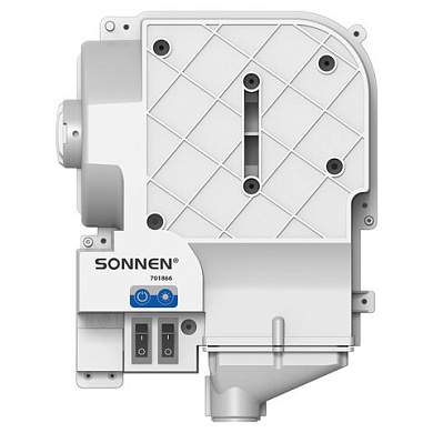 Сушилка для рук СКРЫТОГО МОНТАЖА SONNEN HSD-A3880, 1200 Вт, 95 м/с, IPX4, пластик, белая, 701866 (арт. 701866)