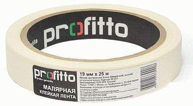 Малярная лента (крепп скотч) 19/25 PROFITTO арт.55775 (арт. 418076)