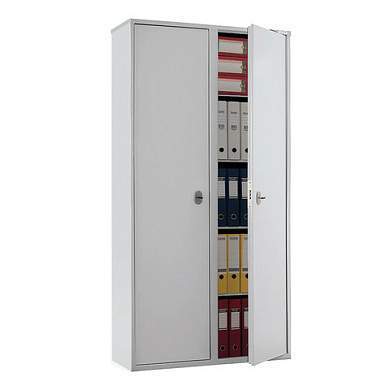 Шкаф металлический для документов AIKO "SL-185/2", 1800х920х340 мм, 2 отделения, 85 кг (арт. 290353)