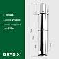 Газлифт BRABIX A-100 короткий, ХРОМ, длина в открытом виде 346 мм, d50 мм, класс 2, 532004 (арт. 532004)